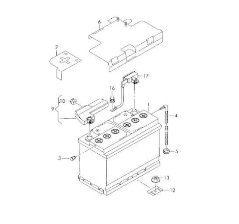 Акумулятор VARTA AGM VRLA 68Ah 680A 000 915 089 BC 12v 380A DIN
