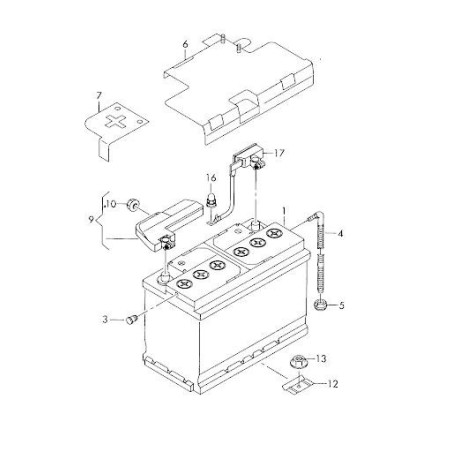 Акумулятор VARTA AGM VRLA 68Ah 680A 000 915 089 BC 12v 380A DIN