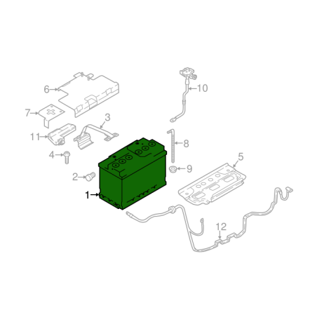 Акумулятор VARTA 95Ah 760A 000 915 089 J 12V 450 DIN