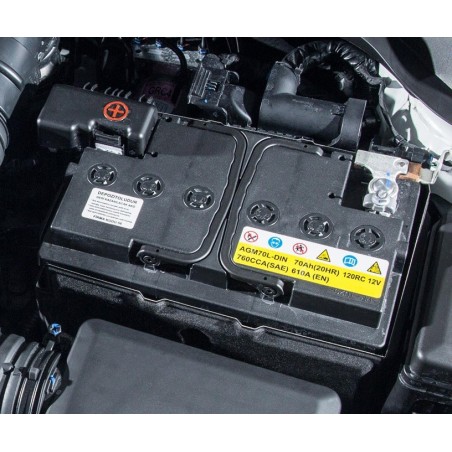 Аккумулятор DELKOR AGM70L-DIN 12v 70Ah 760A