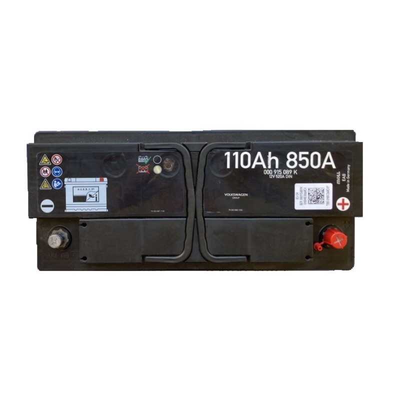 Акумулятор MOLL 110Ah 850A 000 915 089 K 12V 520A DIN