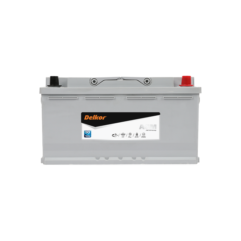Аккумулятор DELKOR AGM105L-DIN 12v 105Ah 950A