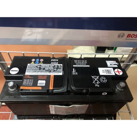 Акумулятор VARTA AGM 000 915 105 CF 12V 105Ah 580A DIN 950A