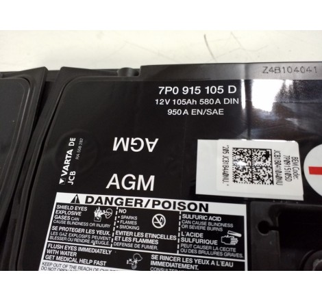 Акумулятор VARTA AGM 7P0 915 105 D 12V 105Ah 580A DIN 950A