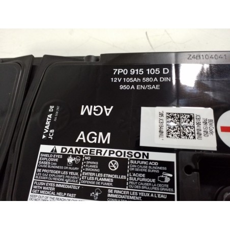 Акумулятор VARTA AGM 7P0 915 105 D 12V 105Ah 580A DIN 950A